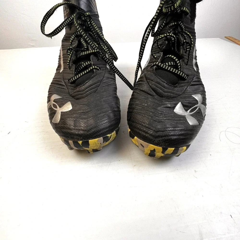 Under Armour Baseball Cleats Men's 9.5 Black Sports Shoes 4201487750 Athletic